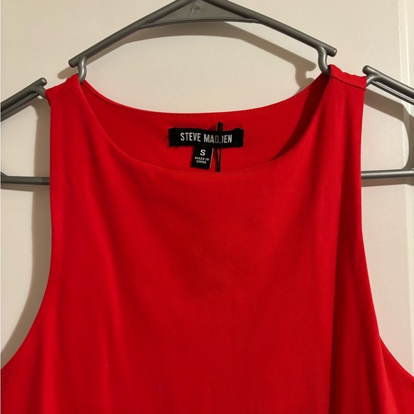 Steve Madden Red Nico Bodysuit - Picture 7 of 10